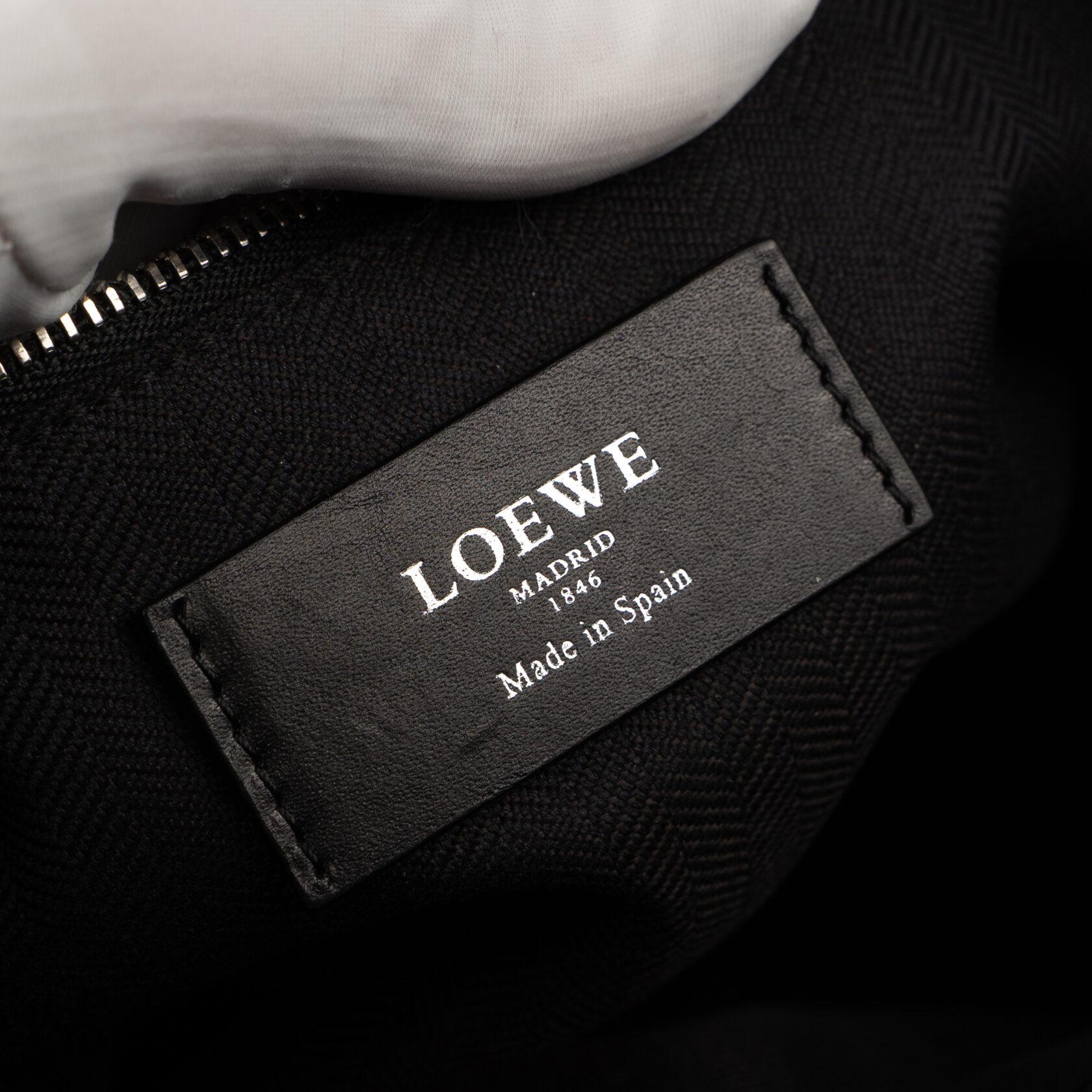 Black Loewe Shopper Tote Bag For Sale