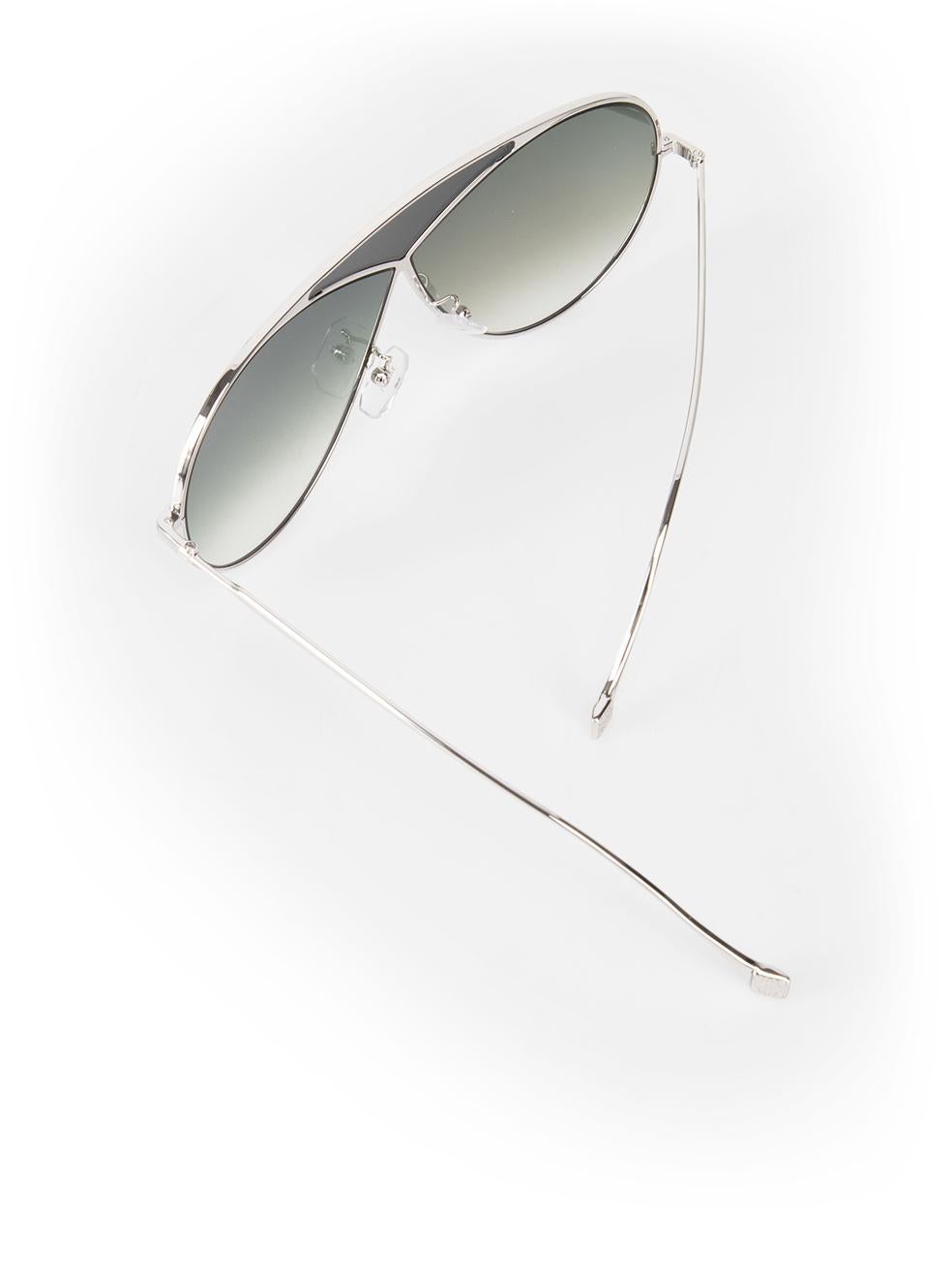 Loewe Silver Puzzle Gradient Aviator Sunglasses 3