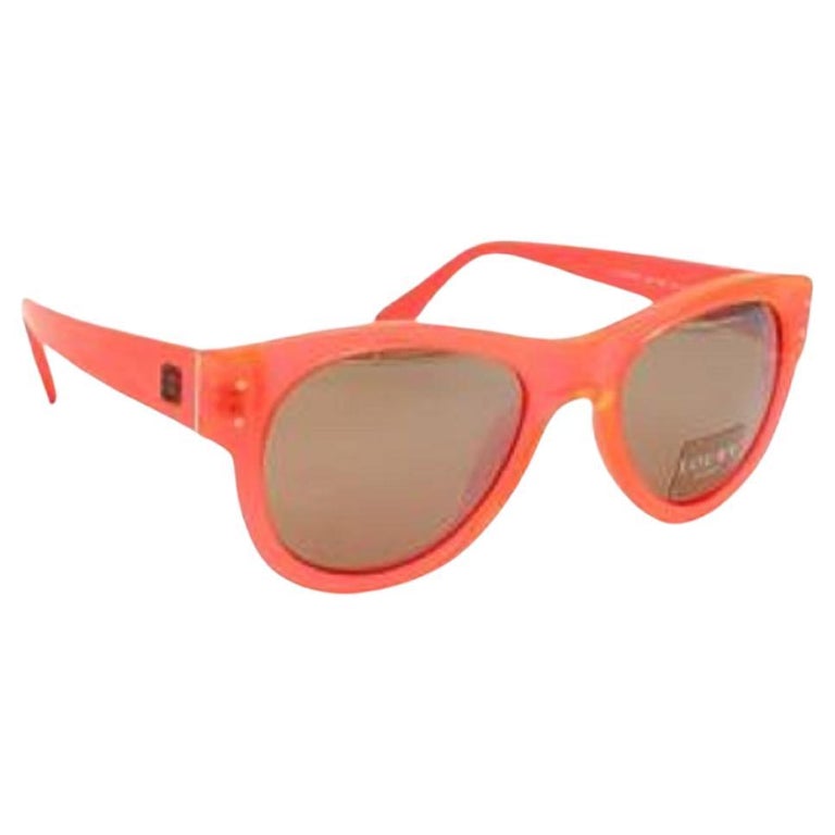 Loewe SLW779N Orange Sunglasses For Sale at 1stDibs