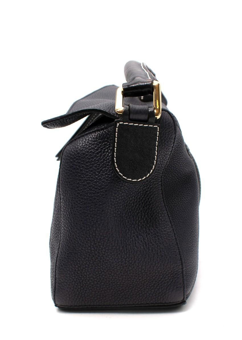 navy loewe puzzle bag