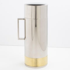Loewe Spain Chrome Thermos Insulated Decanter, circa 1980