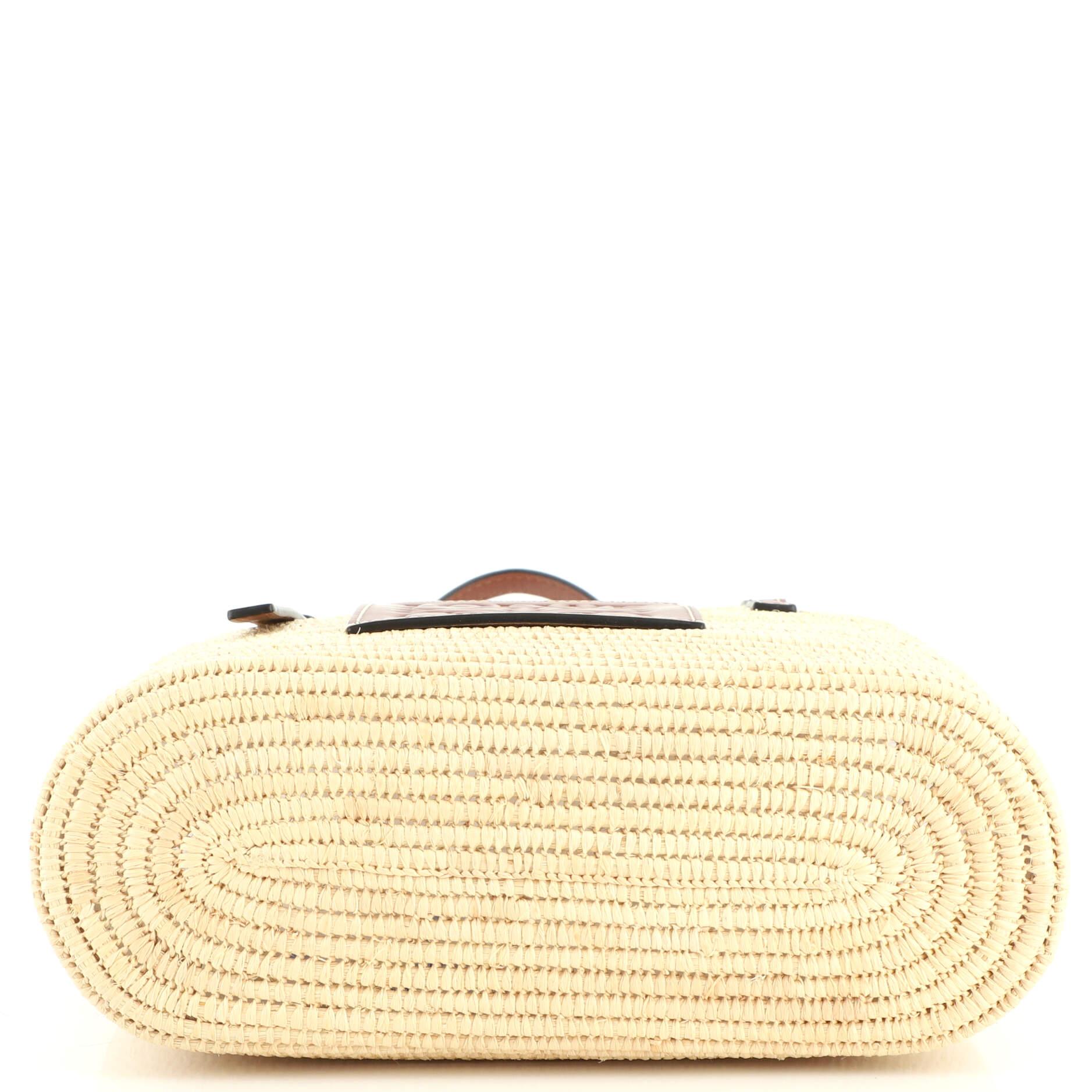 loewe small square basket bag