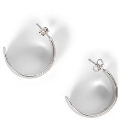 Pendientes de aro LOEWE de plata de ley NAPPA KNOT