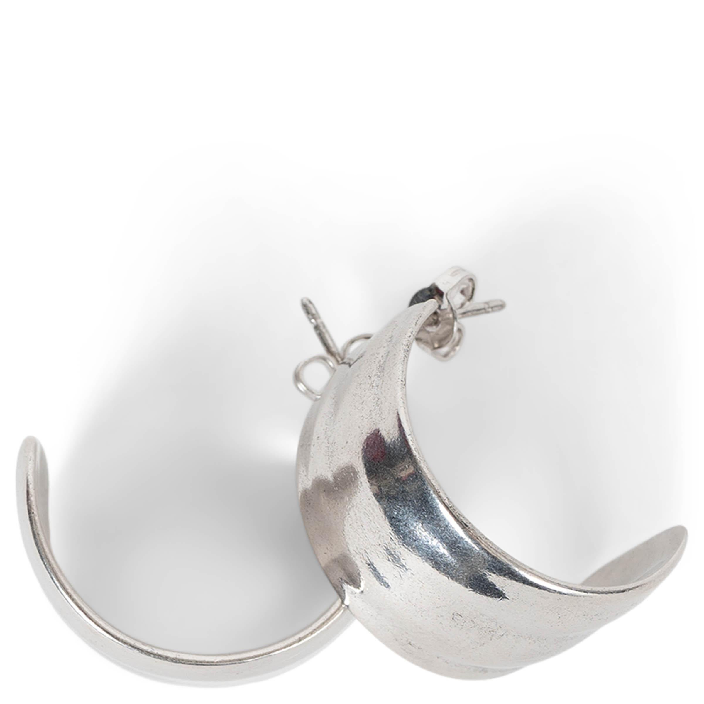 Donna Orecchini a cerchio NAPPA KNOT in argento sterling Loewe in vendita