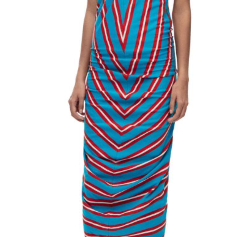Loewe Striped Cotton Polo Dress In Good Condition For Sale In London, GB