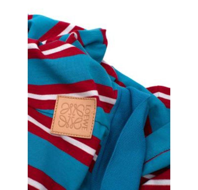 Loewe Striped Cotton Polo Dress For Sale 4