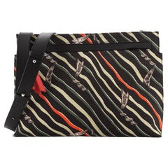Loewe T Messenger Printed Canvas and Leather Large