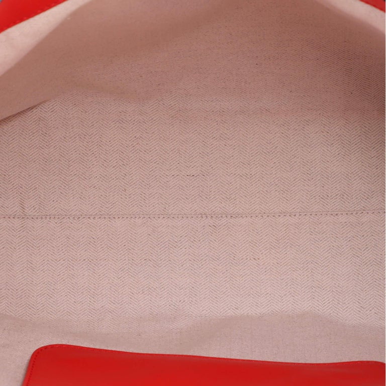Leather Anagram Shopper Tote Bag main image 0