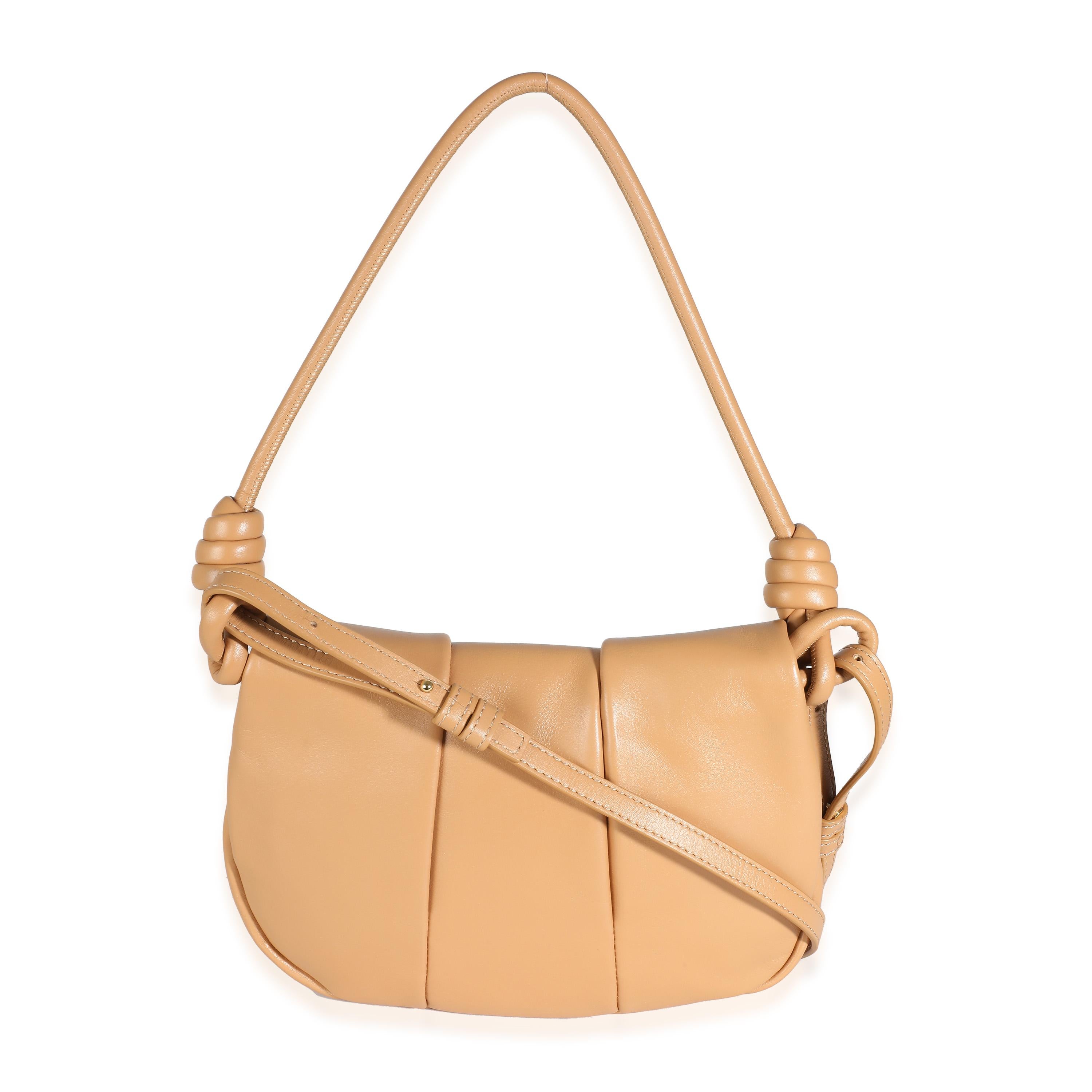 Listing Title: Loewe Tan Calfskin Nappa Paseo Satchel
SKU: 143173
Condition: Pre-owned 
Handbag Condition: Pristine
Condition Comments: Item has no indication of wear. Final sale.
Brand: Loewe
Model: Paseo Satchel
Origin Country: Spain
Handbag