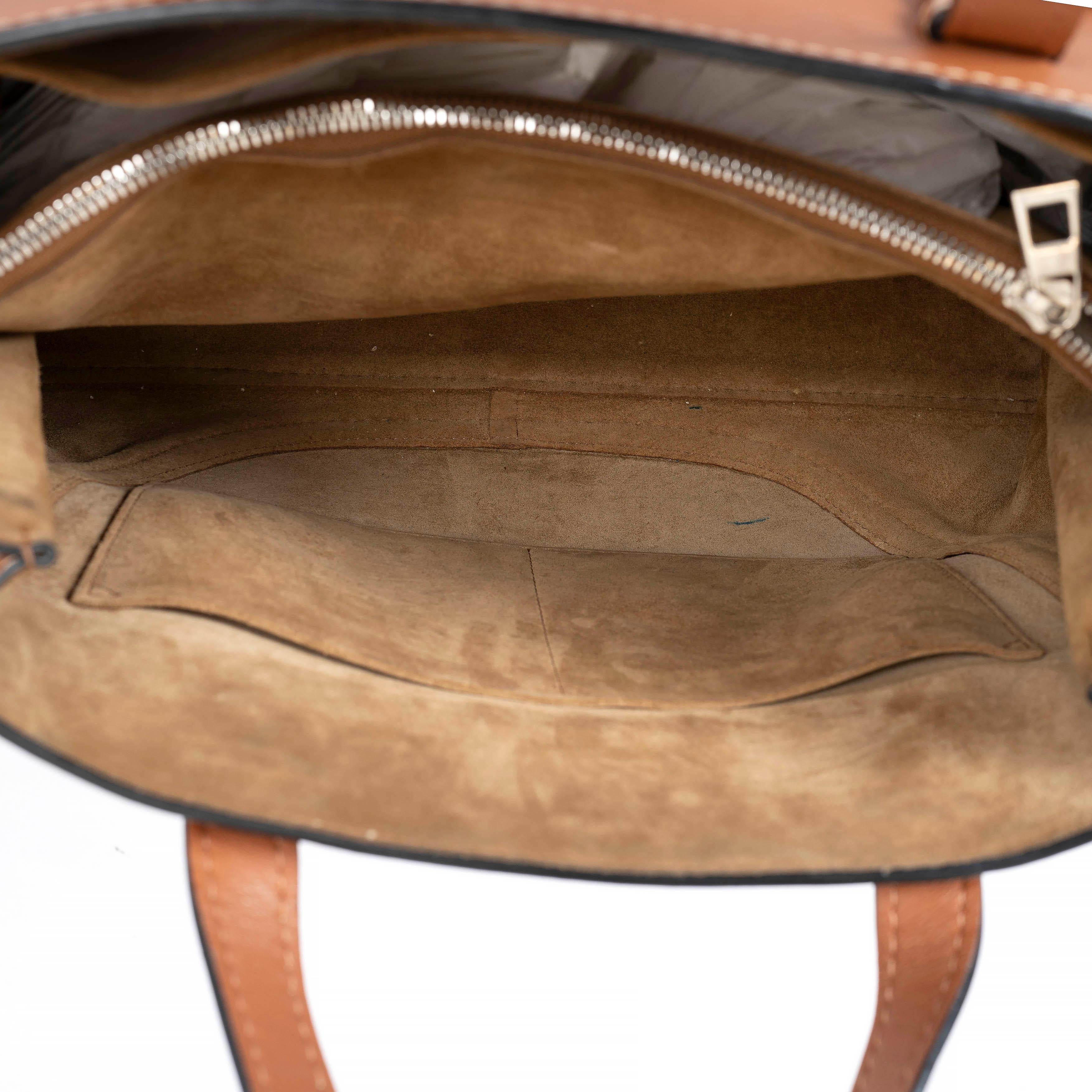 LOEWE Bolso de piel y lona GATE MEDIUM BASKET TOTE en venta 2