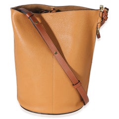 Loewe Tan Soft Grained Calfskin Gate Bucket Bag