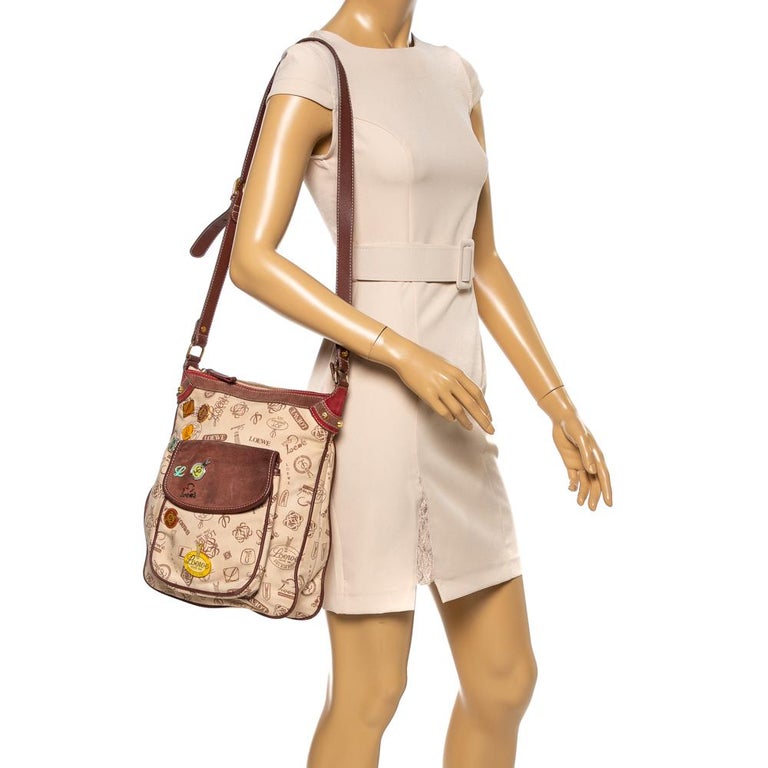 Loewe Tri Color Canvas, Nubuck and Leather 160th Anniversary Messenger