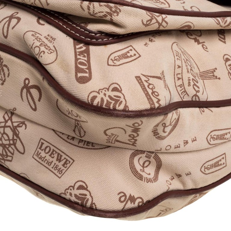 Loewe Tri Color Canvas, Nubuck and Leather 160th Anniversary Messenger