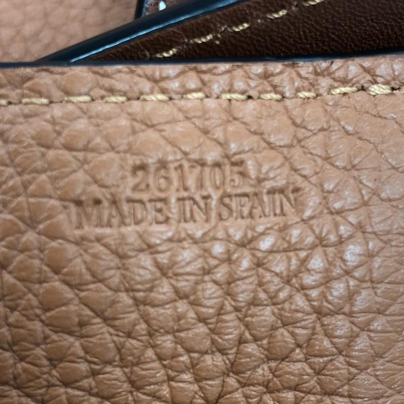 Brown Loewe  Vertical Strap Tote Leather