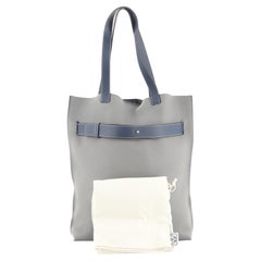 Loewe Vertical Strap Tote Leather Gray