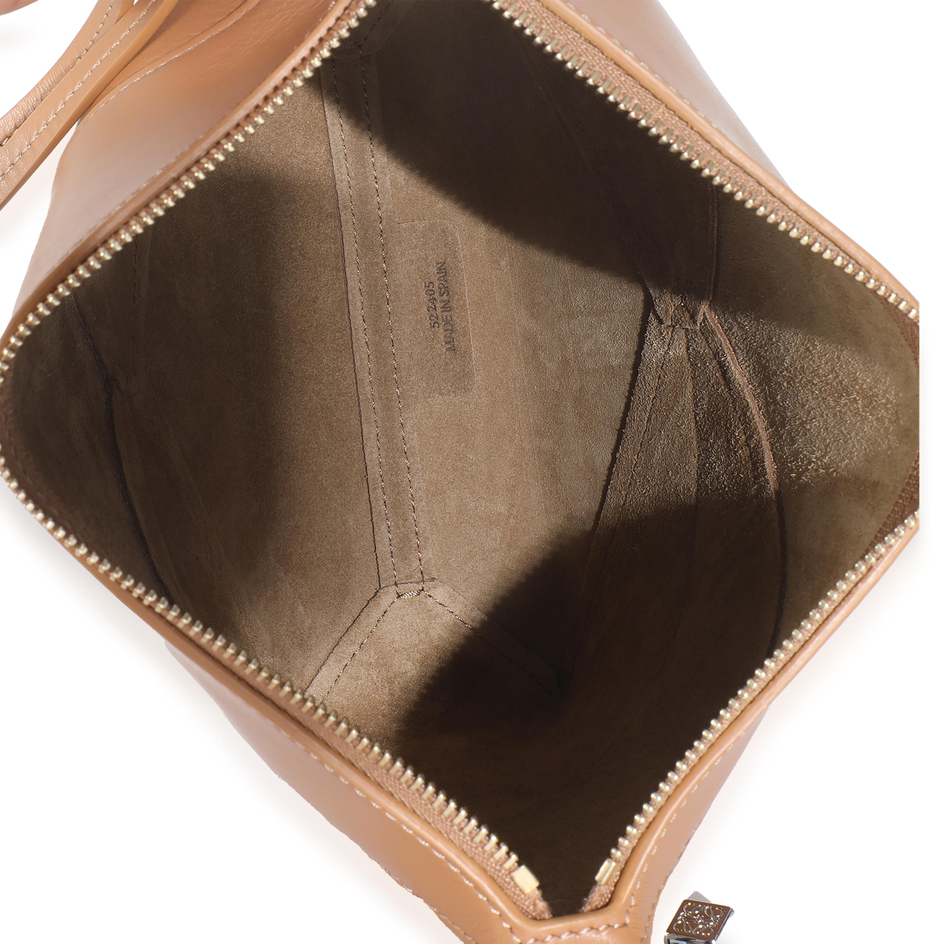Women's or Men's Loewe Warm Desert Calfskin Puzzle Fold Pouch For Sale