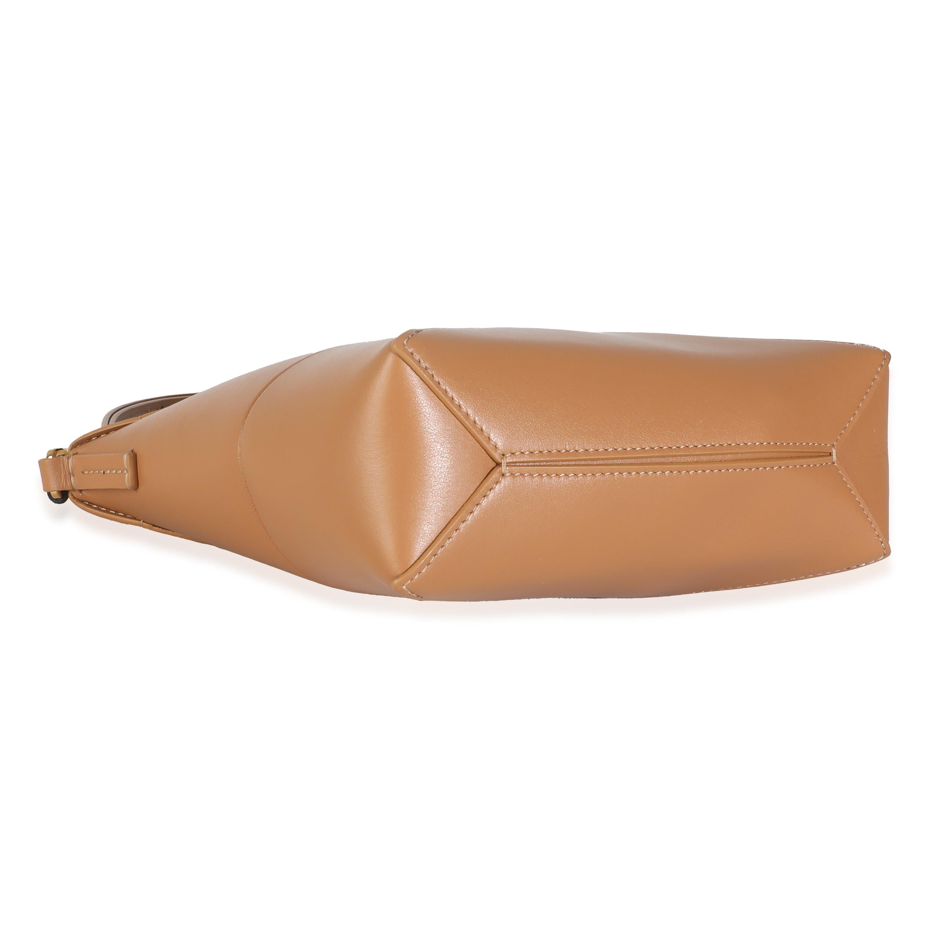 Loewe Warm Desert Calfskin Puzzle Fold Pouch For Sale 1