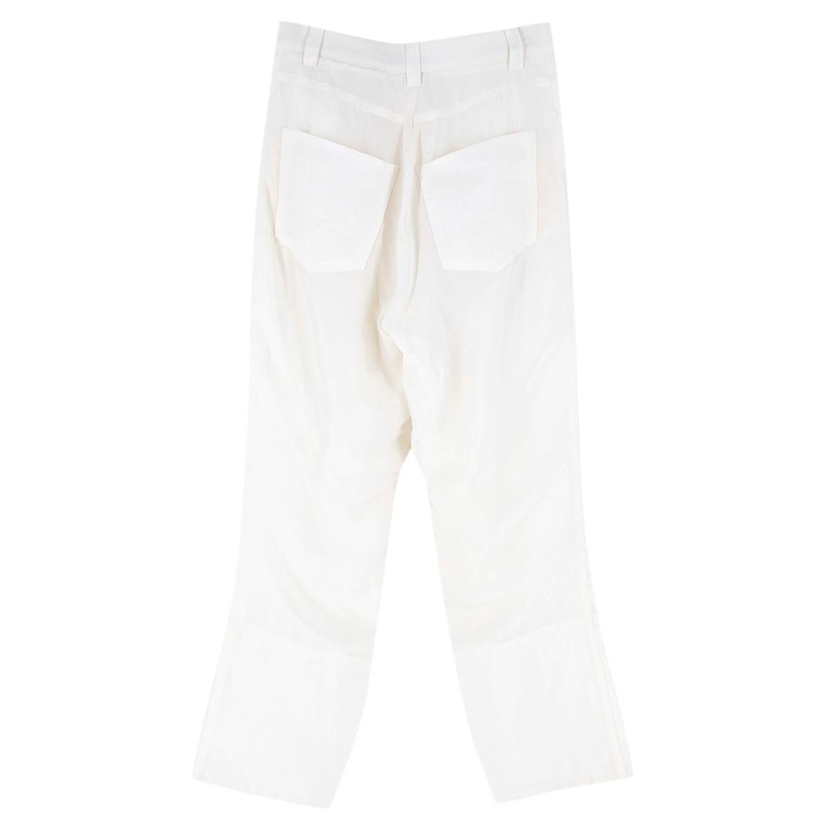 loewe white pants