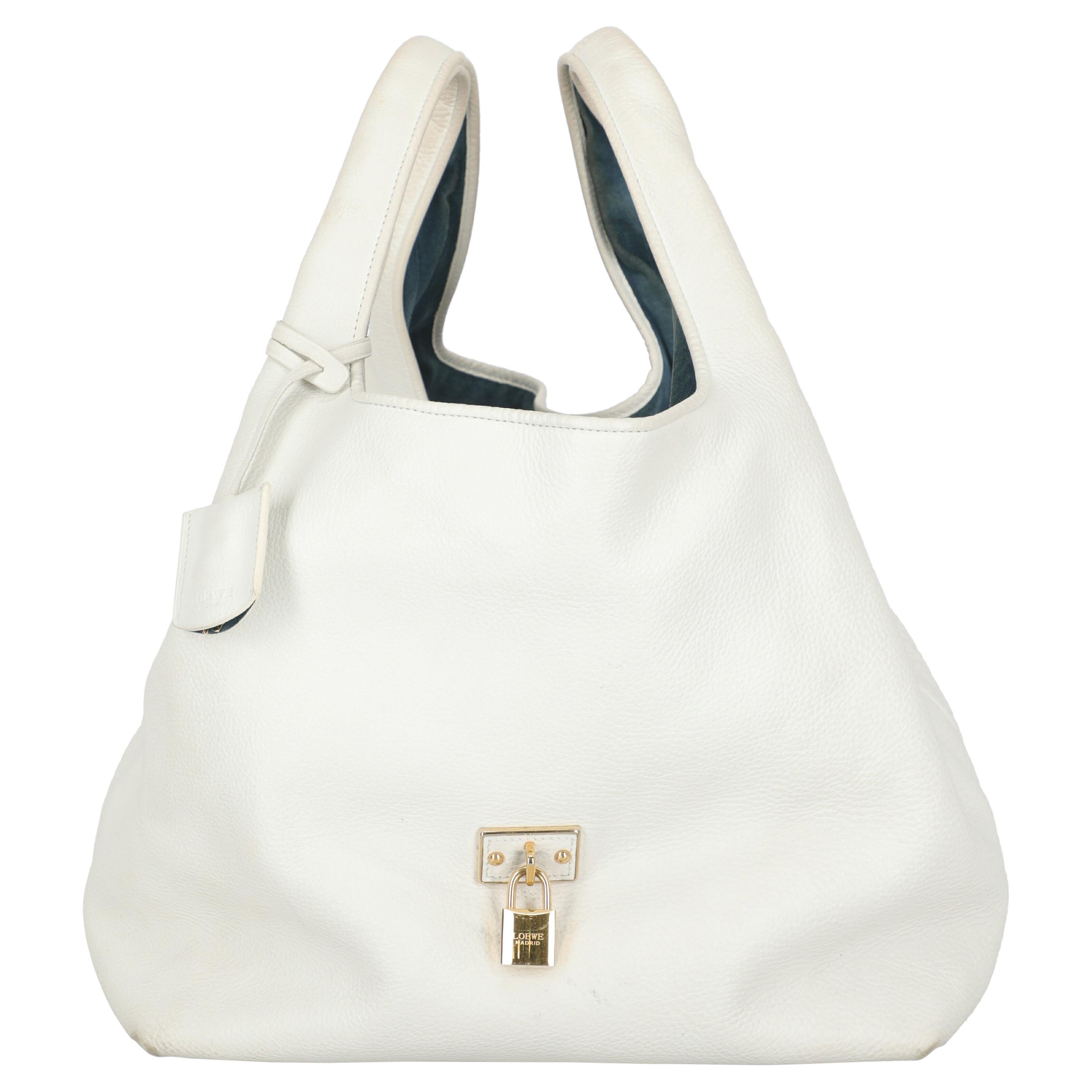 Loewe Women  Shoulder bags White Leather For Sale