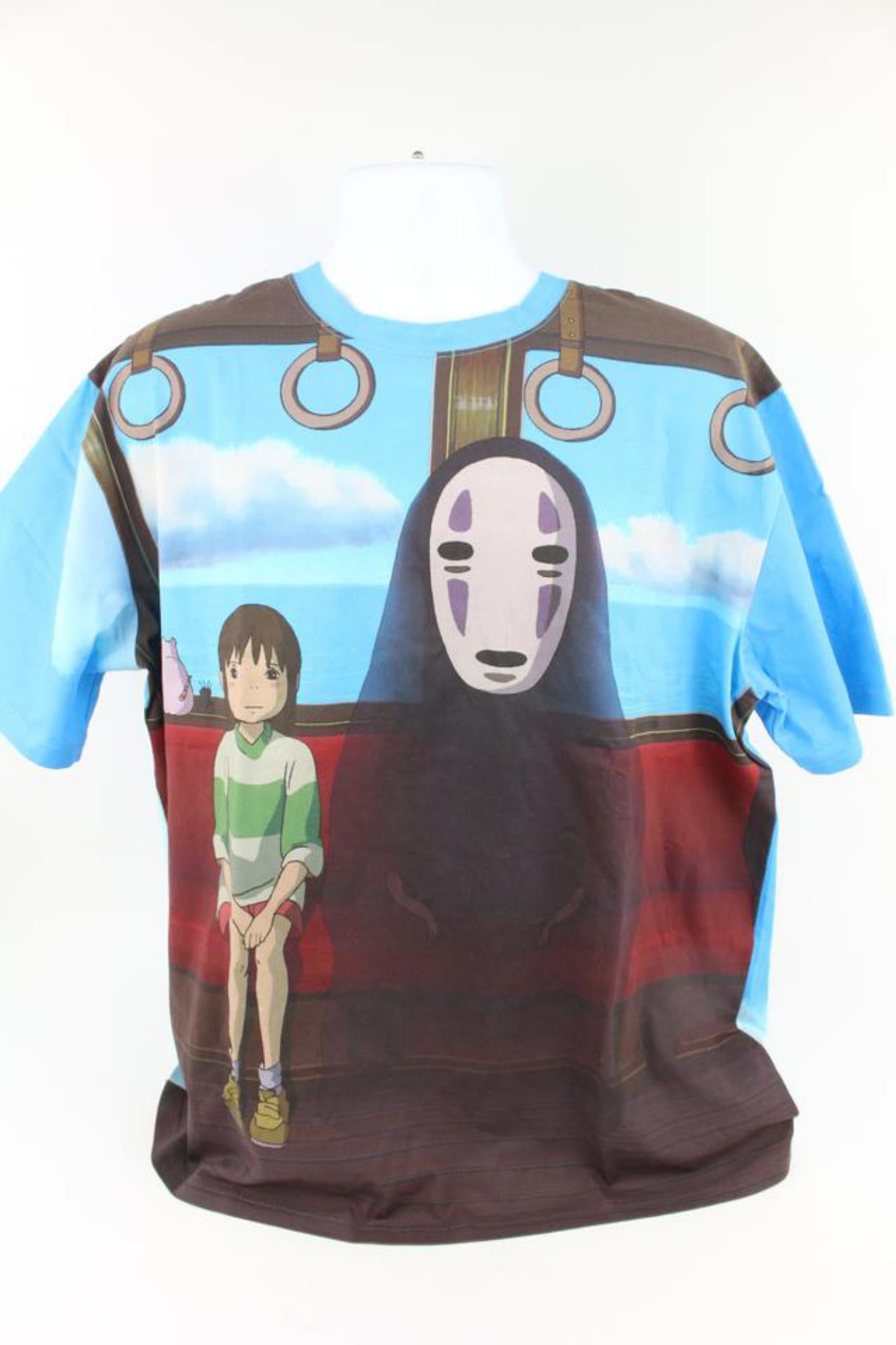 Black Loewe Women's Large Mens Medium Kaonashi Spirited Away T-Shirt 41lo37s
