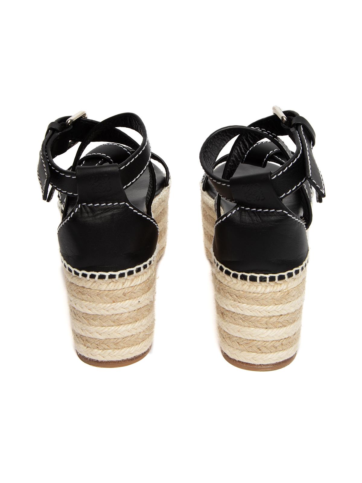 Loewe Women's Platform Espadrilles Sandals 1