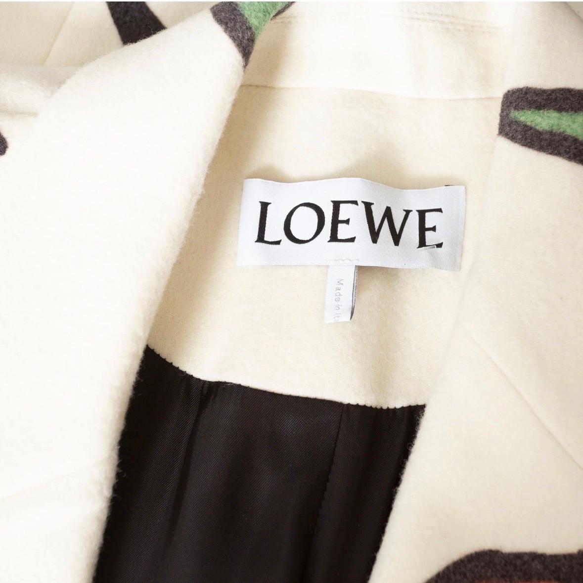Women's Loewe Wool Herbarium Coat by JW Anderson For Sale