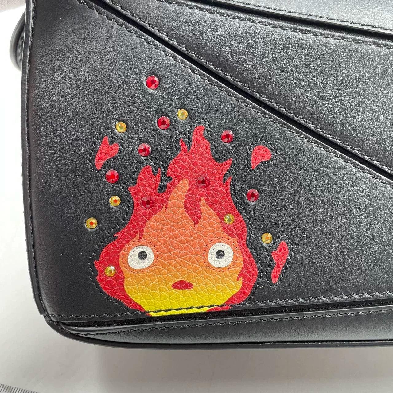 Loewe x Howl's Moving Castle Studio Ghibli Kollektion Puzzle Calcifer Mini Schwarz 11
