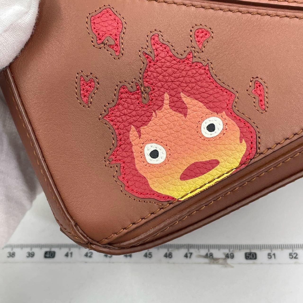 Loewe x Studio A Moving Castle Studio Ghibli Collection'S Puzzle Calcifer Mini Marrone 12