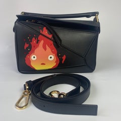 Loewe x Howl's Moving Castle Studio Ghibli Collection Puzzle Calcifer Small Bag