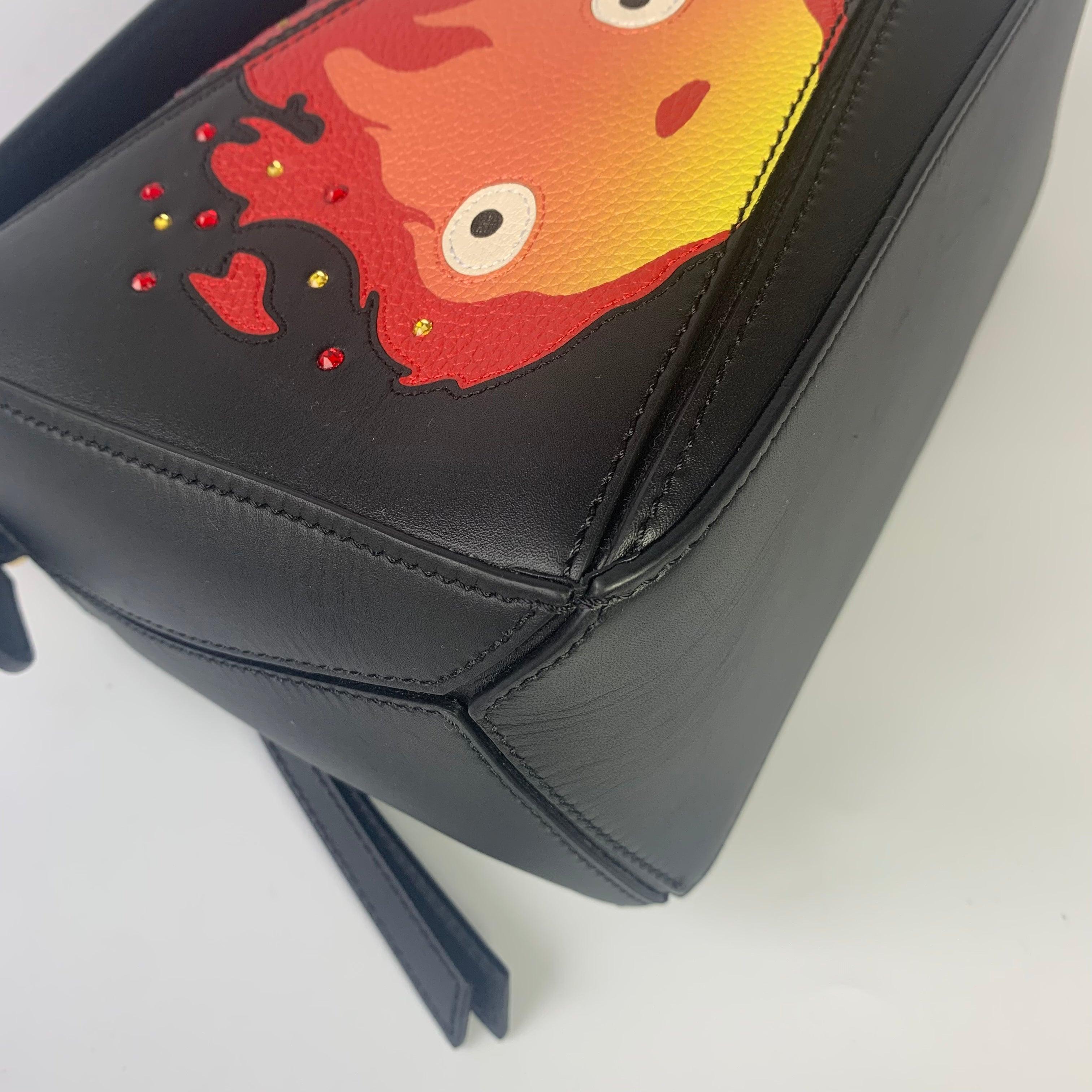 Loewe x Howl's Moving Castle Studio Ghibli Kollektion Puzzle Calcifer Kleine Tasche 1