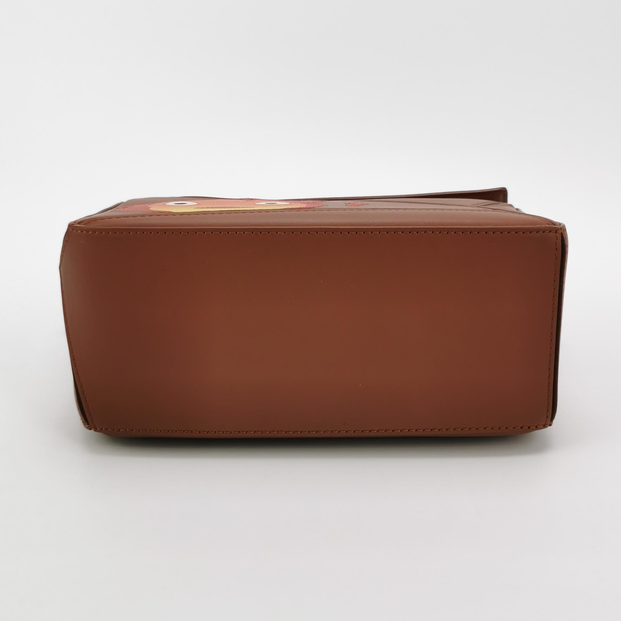 Loewe x Studio A Moving Castle Studio Ghibli Puzzle Calcifer Piccolo Tan Caramel in vendita 1