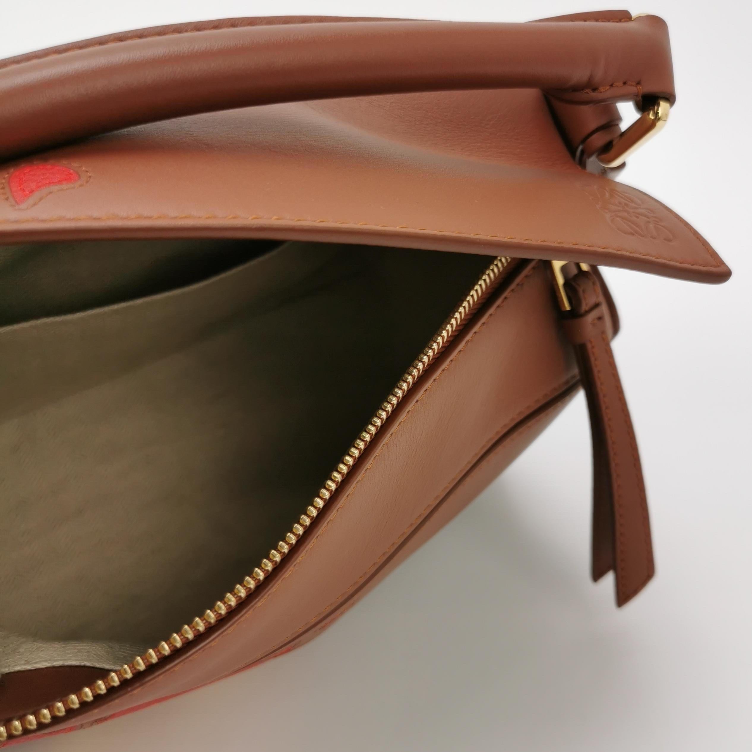 Loewe x Studio A Moving Castle Studio Ghibli Puzzle Calcifer Piccolo Tan Caramel in vendita 2