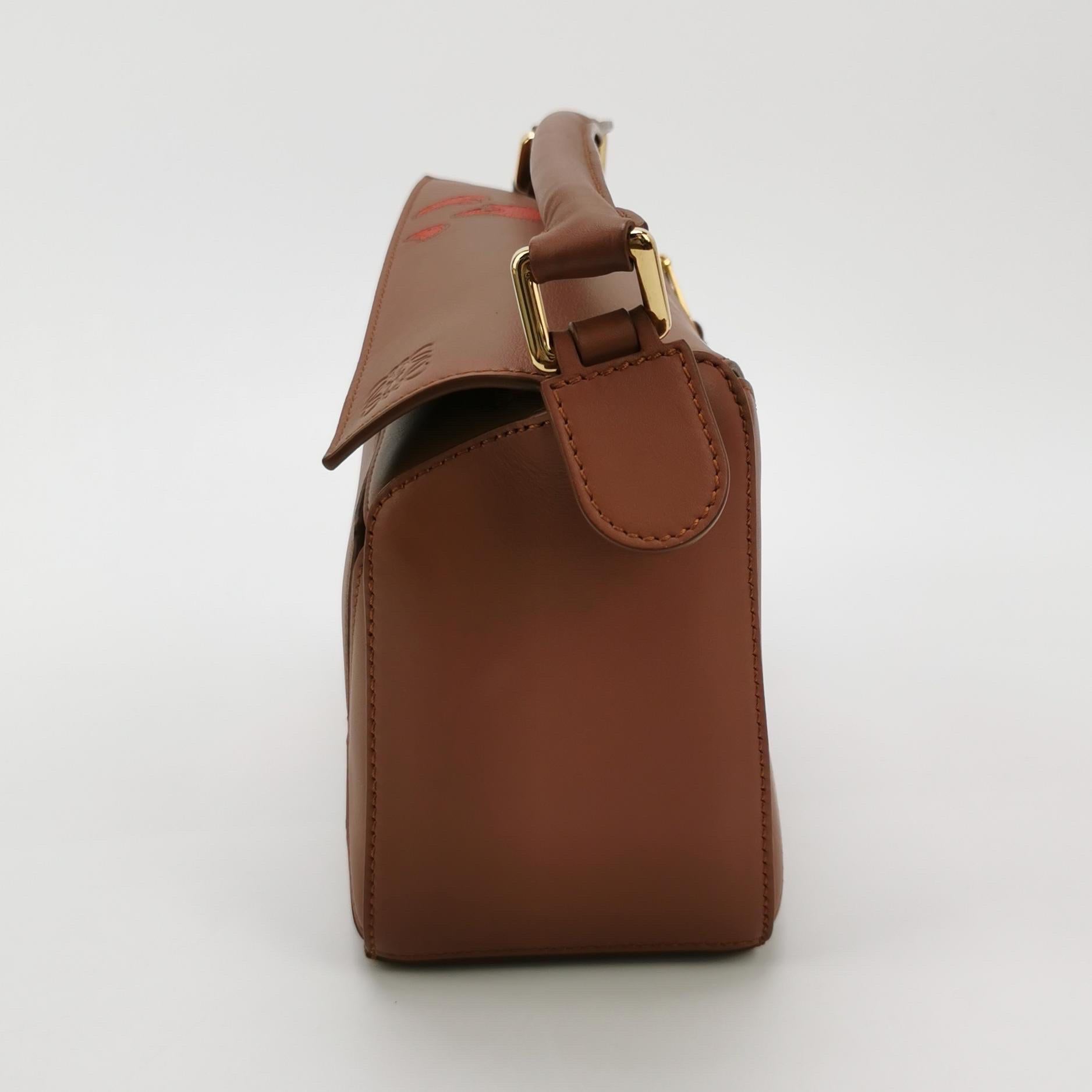 Loewe x Studio A Moving Castle Studio Ghibli Puzzle Calcifer Piccolo Tan Caramel in vendita 4