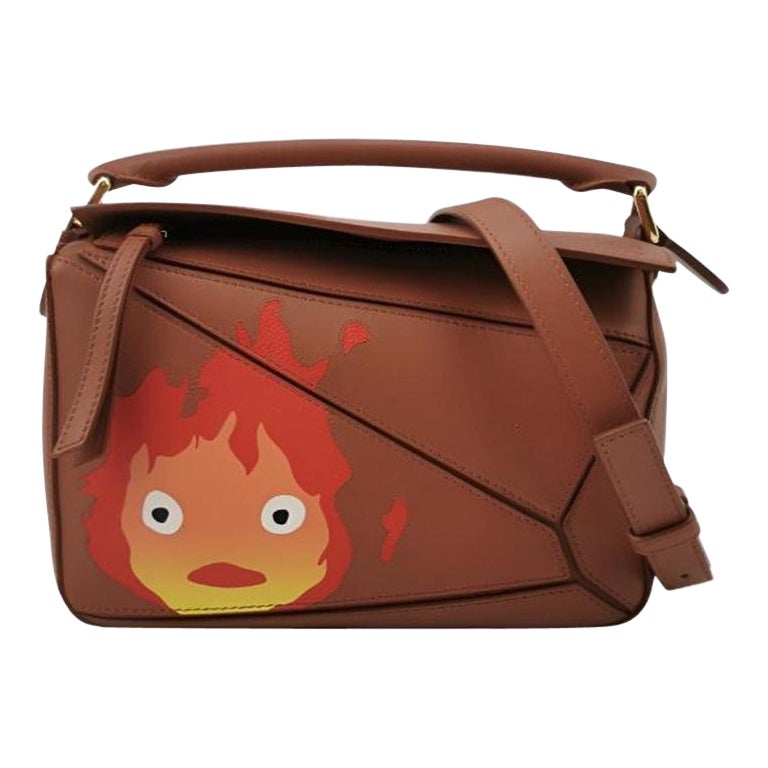 Loewe x Howl's Moving Castle Studio Ghibli Puzzle Calcifer Petit Caramel Tan