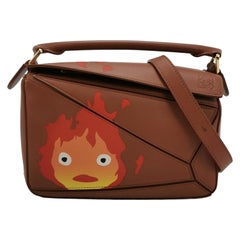 Loewe x Studio A Moving Castle Studio Ghibli Puzzle Calcifer Piccolo Tan Caramel