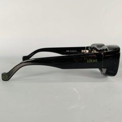 Lunettes de soleil en acétate LOEWE x PAULA'S IBIZA Black Dark Green Color Block