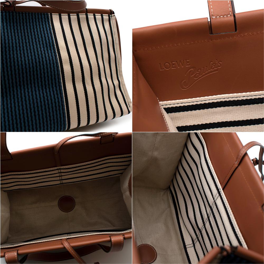 Loewe x Paula's Ibiza Stripes Cushion Tote Bag 2