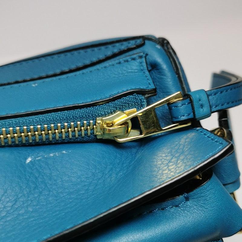 Loewe x Spirited Away Studio Ghibli Collection Puzzle Small Blue Crossbody Bag 9