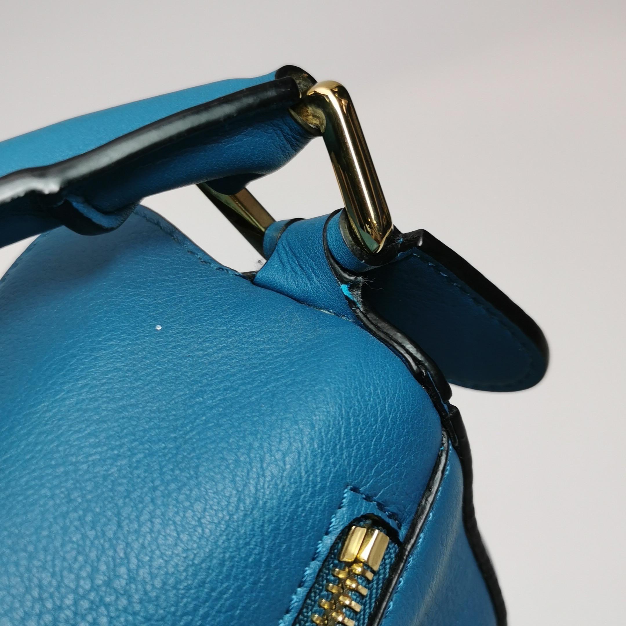 Loewe x Spirited Away Studio Ghibli Collection Puzzle Small Blue Crossbody Bag 14