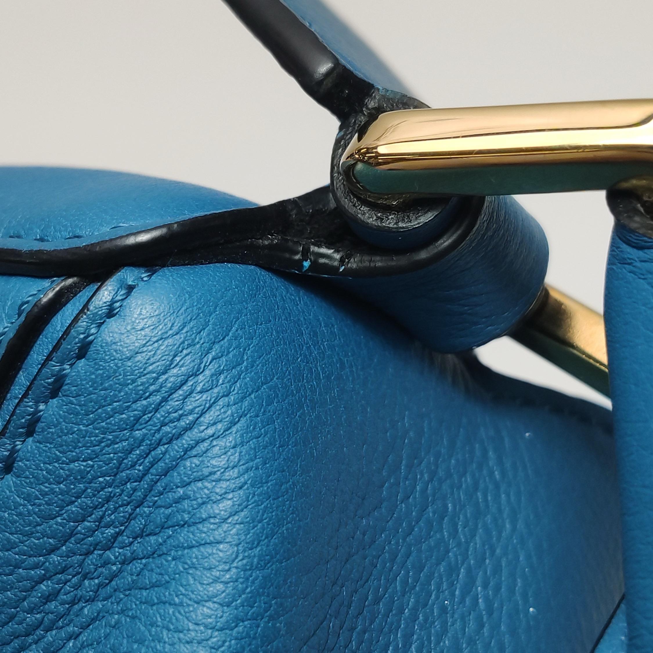 Loewe x Spirited Away Studio Ghibli Collection'S Puzzle Borsa a tracolla piccola blu in vendita 14