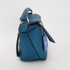 Loewe x Spirited Away Studio Ghibli Kollektion Puzzle Kleine blaue Umhängetasche