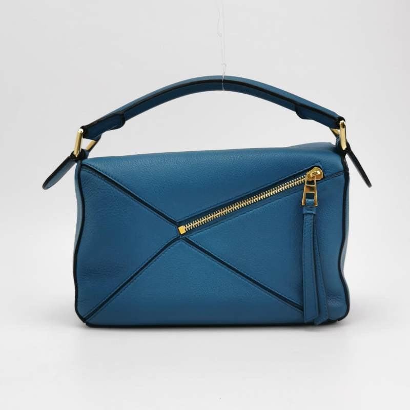 Women's Loewe x Spirited Away Studio Ghibli Collection Puzzle Small Blue Crossbody Bag