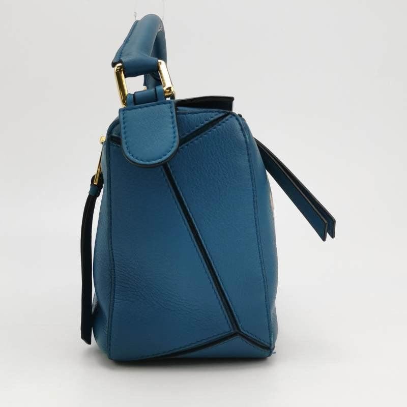 Loewe x Spirited Away Studio Ghibli Collection Puzzle Small Blue Crossbody Bag 1