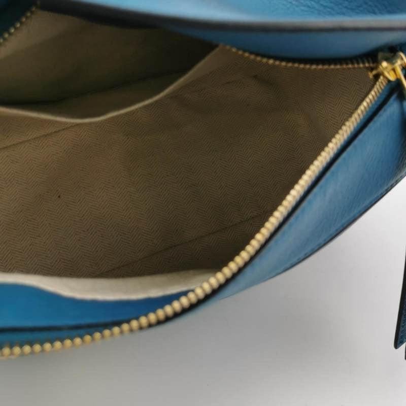 Loewe x Spirited Away Studio Ghibli Collection Puzzle Small Blue Crossbody Bag 2