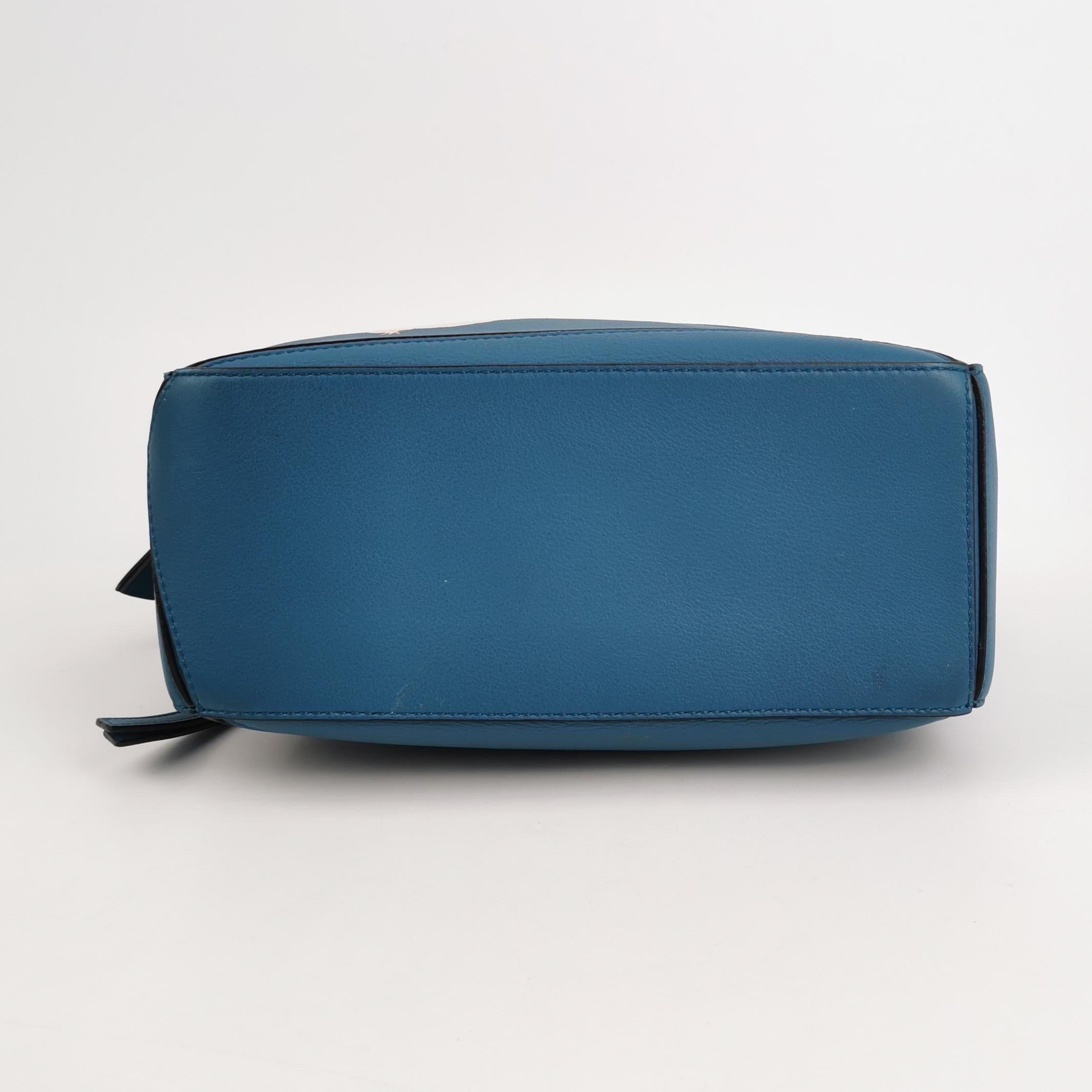 Loewe x Spirited Away Studio Ghibli Collection Puzzle Small Blue Crossbody Bag 2