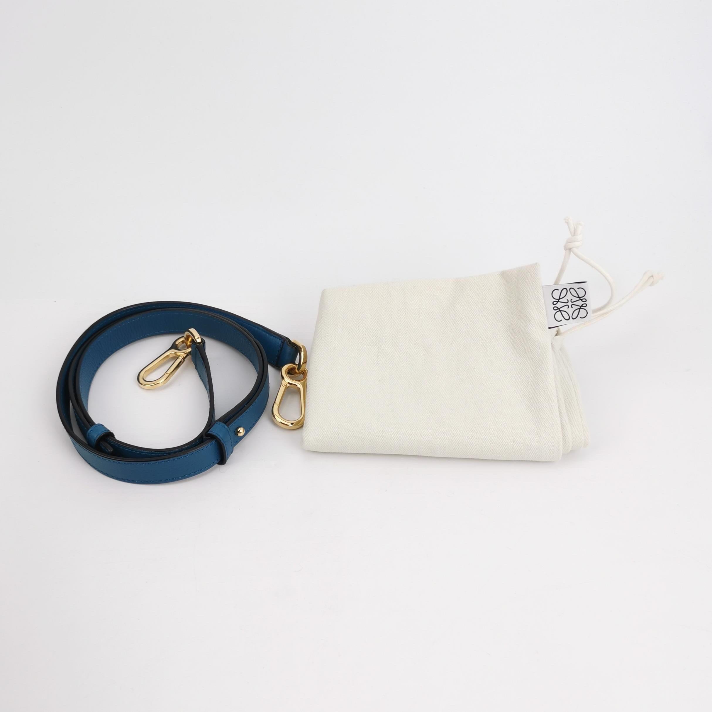 Loewe x Spirited Away Studio Ghibli Collection Puzzle Small Blue Crossbody Bag 5