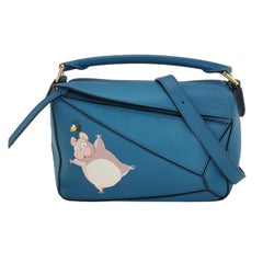 Loewe x Spirited Away Studio Ghibli Collection Puzzle Small Blue Crossbody Bag Loewe x Spirited Away Studio Ghibli Collection Puzzle Small Blue Crossbody Bag