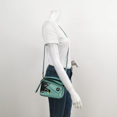 Loewe x Studio Ghibli Collection Susuwatari Mini Puzzle Green Crossbody Bag