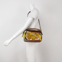 Loewe x William De Morgan Puzzle Small Embroidered Yellow Multicolor