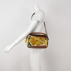 Loewe x William De Morgan Puzzle Small Embroidered Yellow Multicolor
